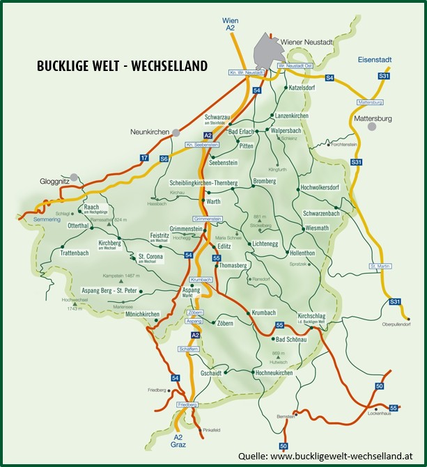 Bucklige Welt, Wechselland